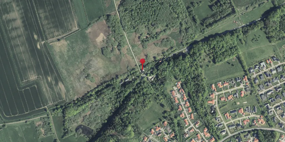 Historisk kort over Volkmølle Billetsalgssted [1876-1907]