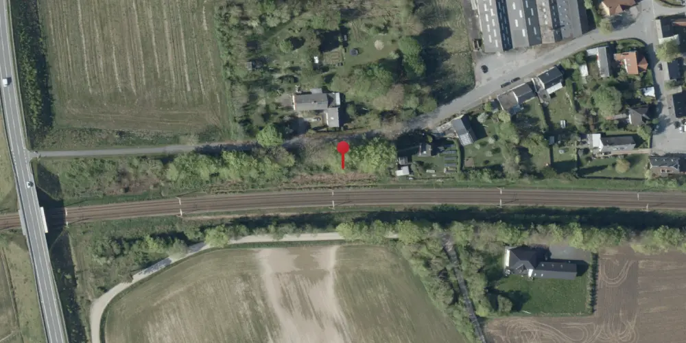 Historisk kort over Andst Billetsalgssted [1874-1908]