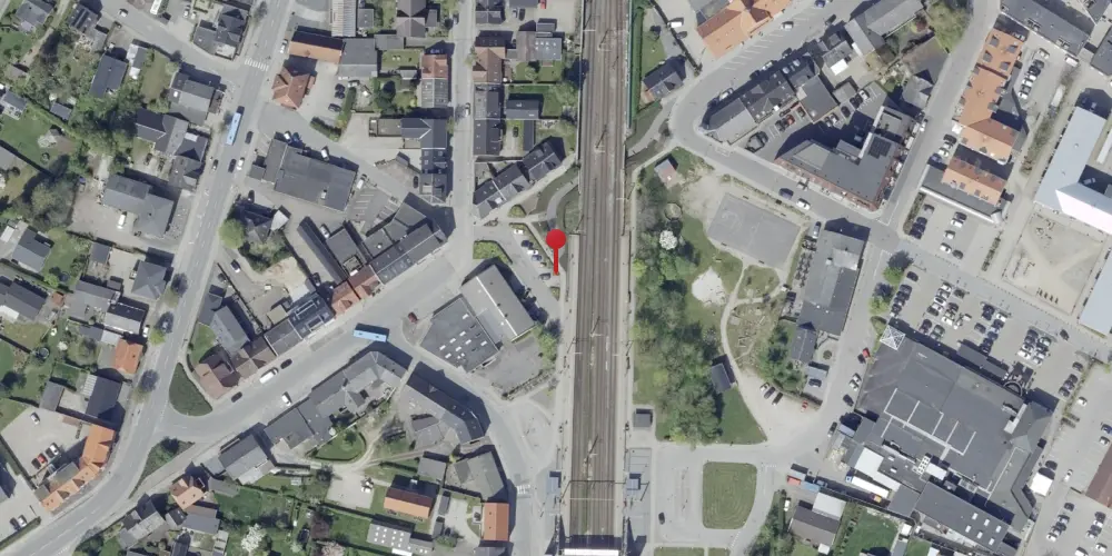 Historisk kort over Hedensted Billetsalgssted [1875-1889]