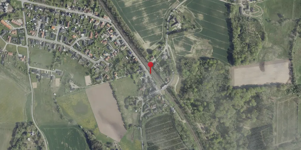 Historisk kort over Hylke Billetsalgssted [1868-1896]