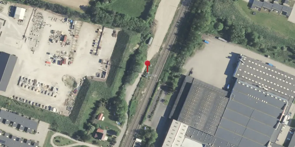 Historisk kort over Stevnstrup Billetsalgssted [1903-1904]