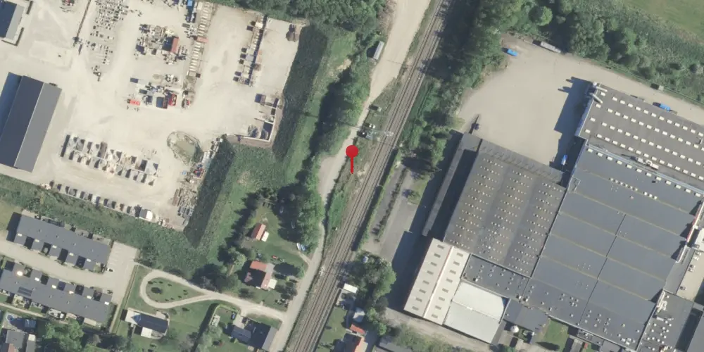 Historisk kort over Stevnstrup Holdeplads [1904-1922]