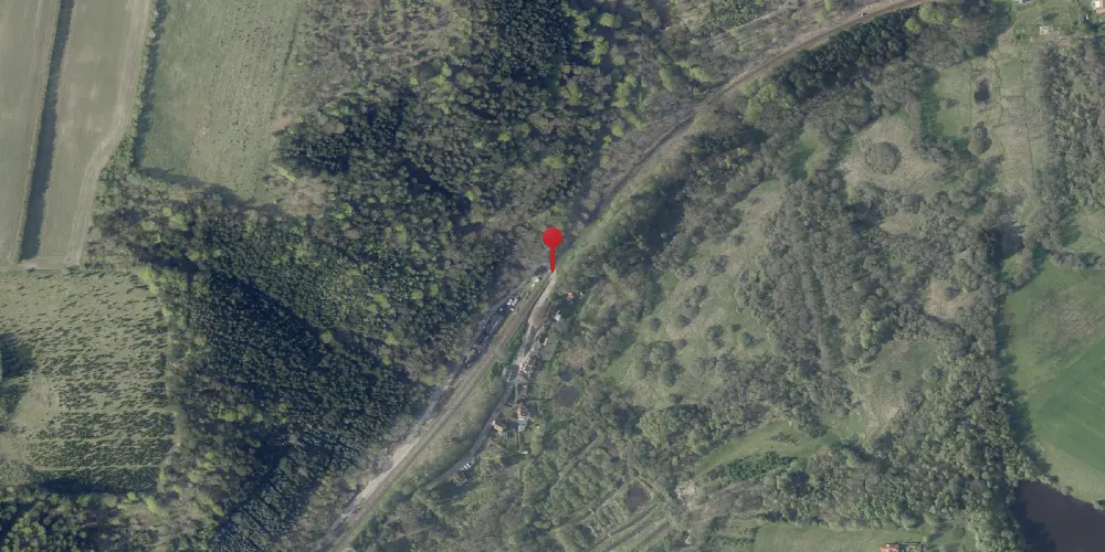 Historisk kort over Funder Holdeplads [1877-1902]