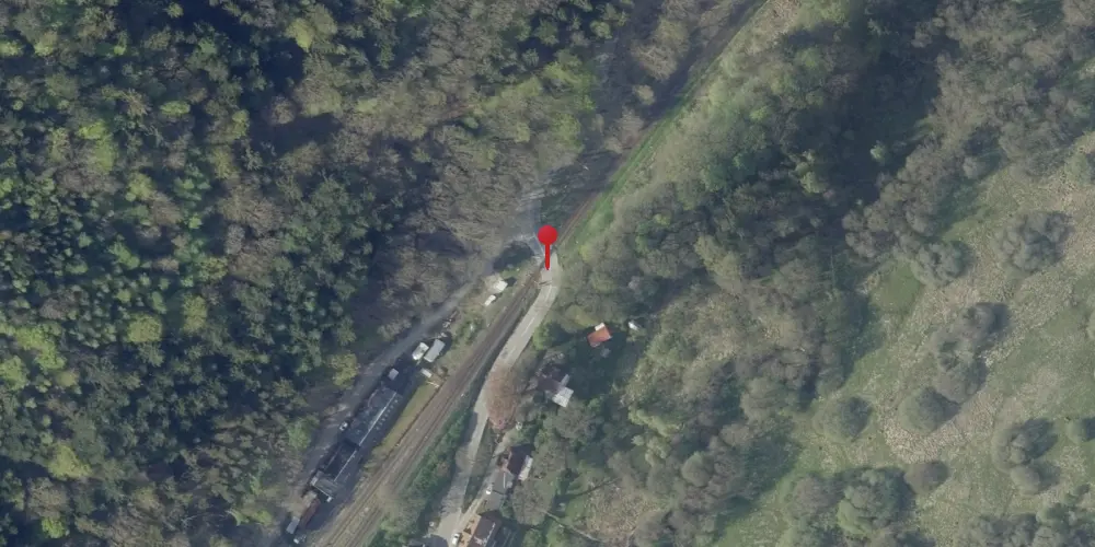 Historisk kort over Funder Holdeplads [1877-1902]