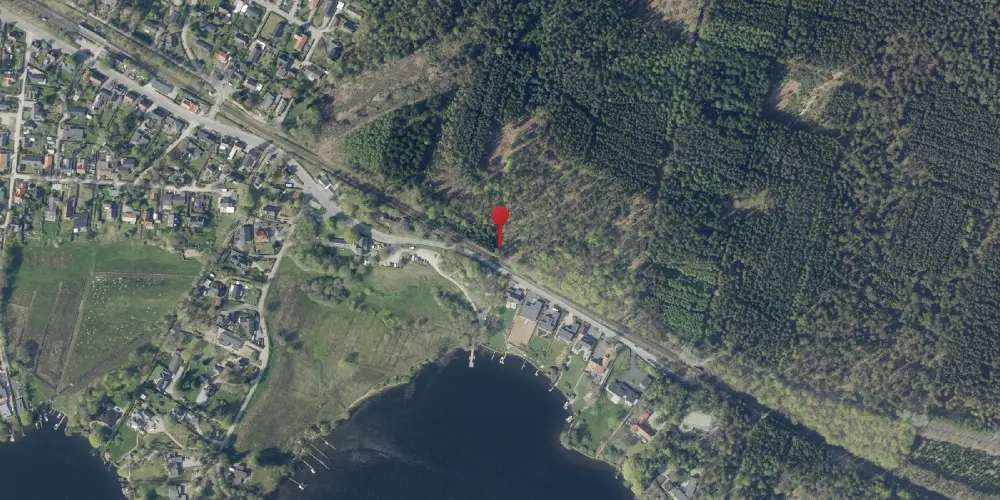 Historisk kort over Svejbæk Holdeplads [1871-1900]