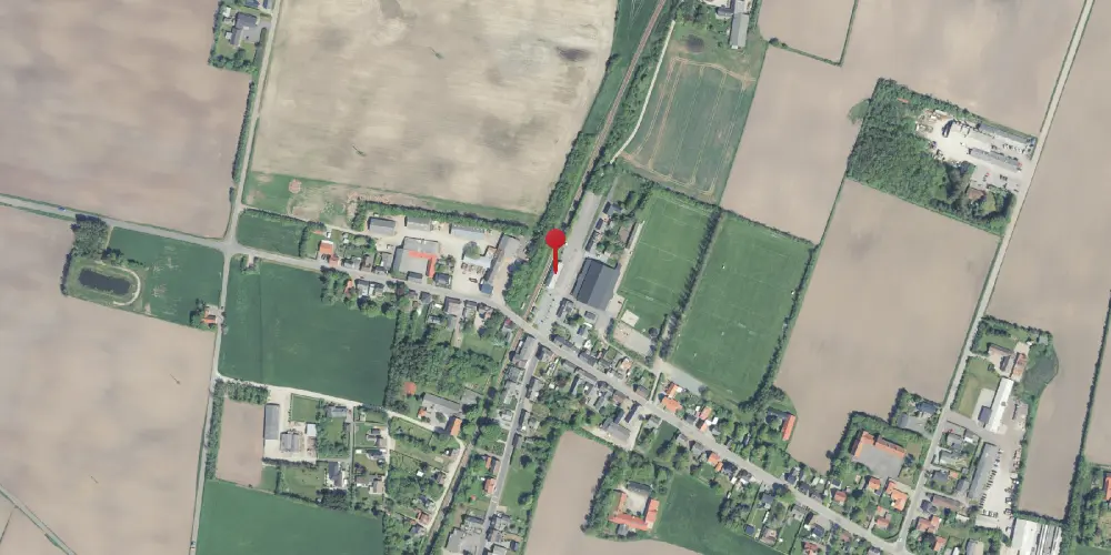 Historisk kort over Hørdum Station [1882-1967]