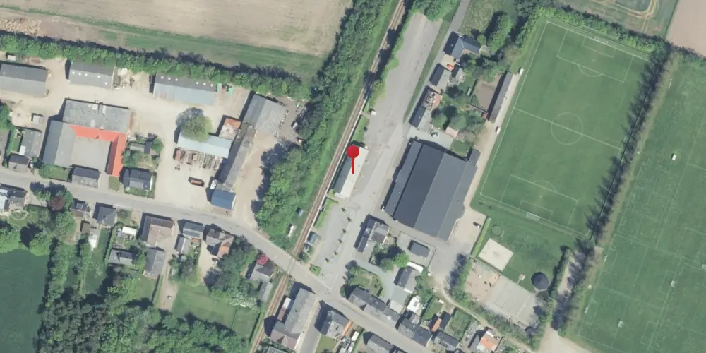 Historisk kort over Hørdum Station [1882-1967]