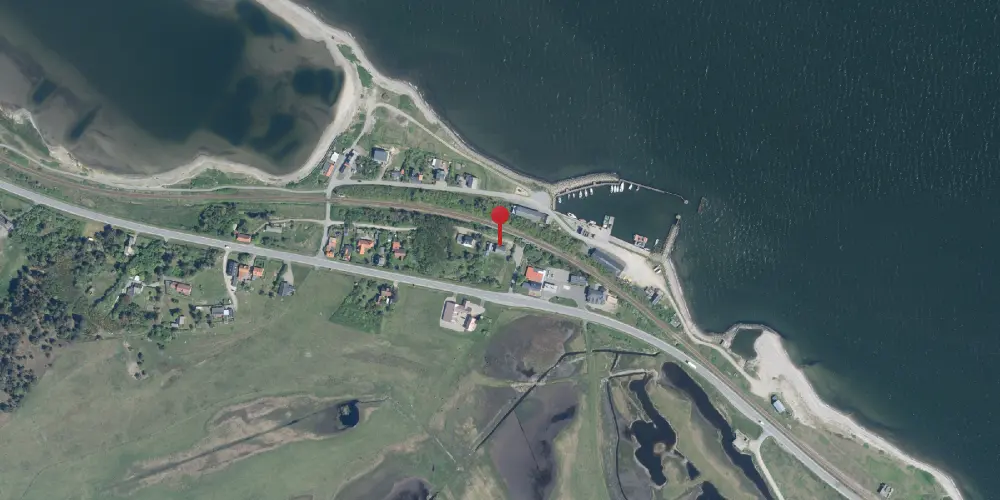 Historisk kort over Oddesund Nord Station [1938-1970]