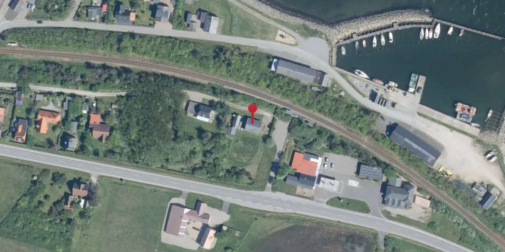 Historisk kort over Oddesund Nord Station [1938-1970]