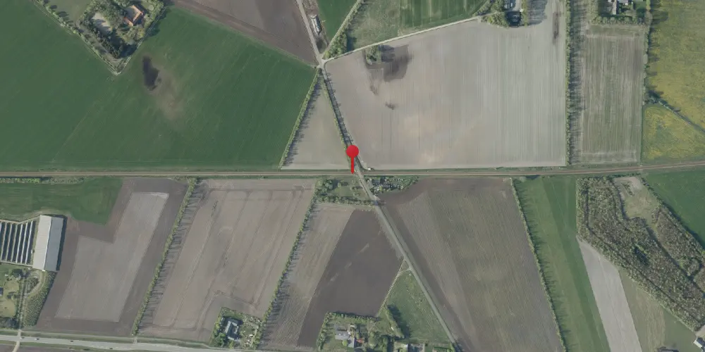 Historisk kort over Hestlund Trinbræt