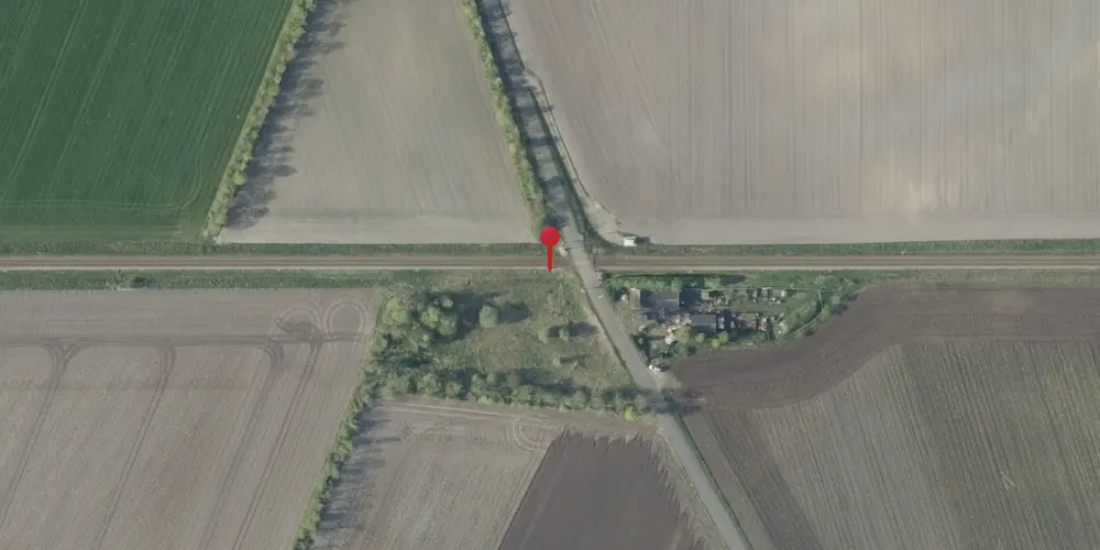 Historisk kort over Hestlund Trinbræt