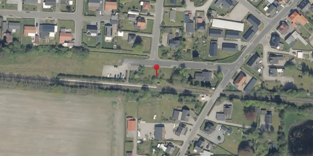 Historisk kort over Kliplev Holdeplads med sidespor [1901-1974]