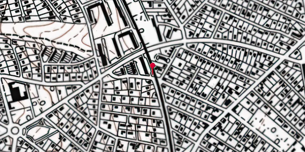 Historisk kort over Fortevej Trinbræt [1925-1938]