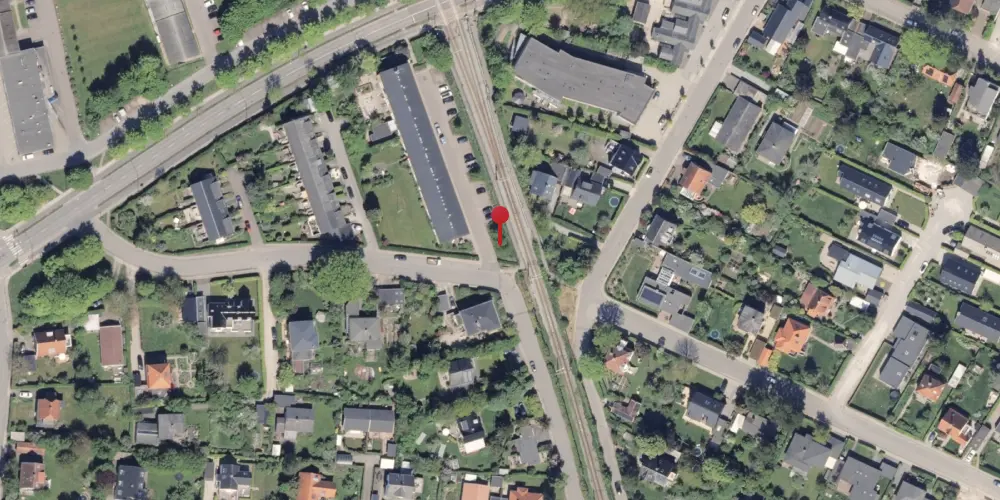 Historisk kort over Fortevej Trinbræt [1925-1938]