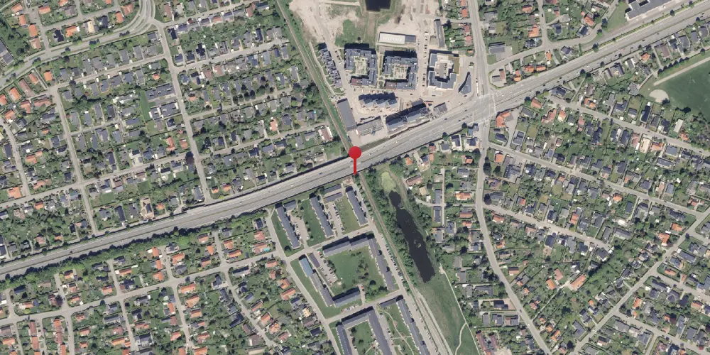 Historisk kort over Grenaavej Trinbræt [1925-1938]