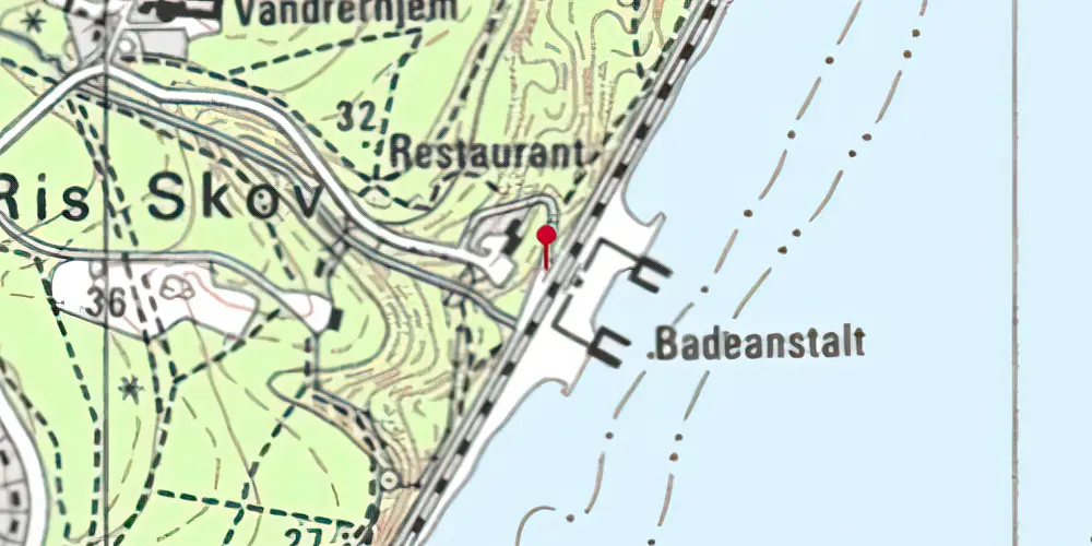 Historisk kort over Salonen Trinbræt [1878-1898]