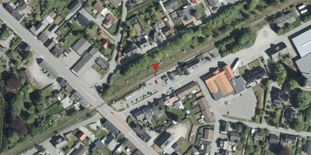 Historisk kort over Mørke Station [1877-1978]