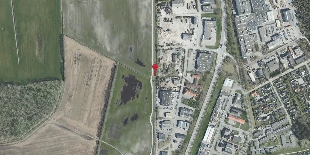 Historisk kort over Rugvænget Sidespor Historisk kort over Rugvænget Sidespor