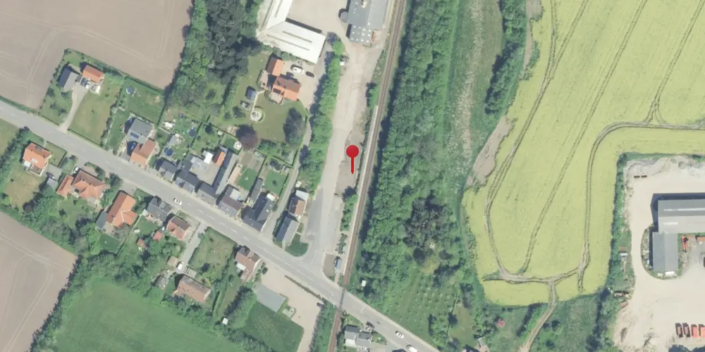 Historisk kort over Ydby Station [1882-1967]