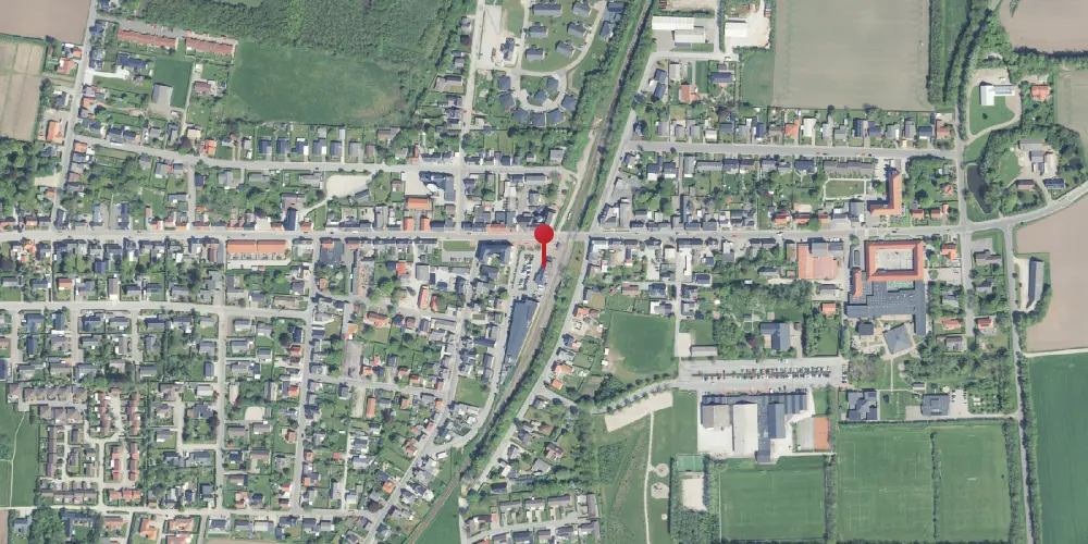 Historisk kort over Snedsted Station [1882-1967]