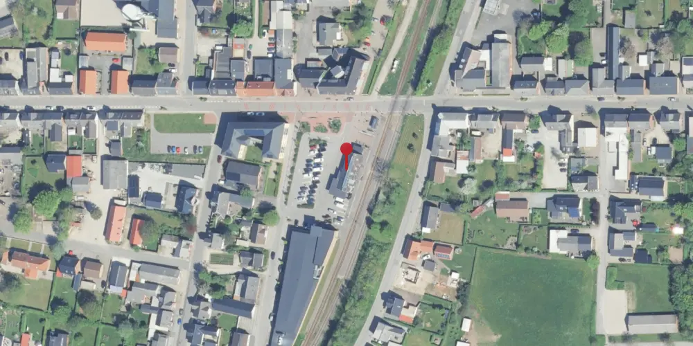 Historisk kort over Snedsted Station [1882-1967]