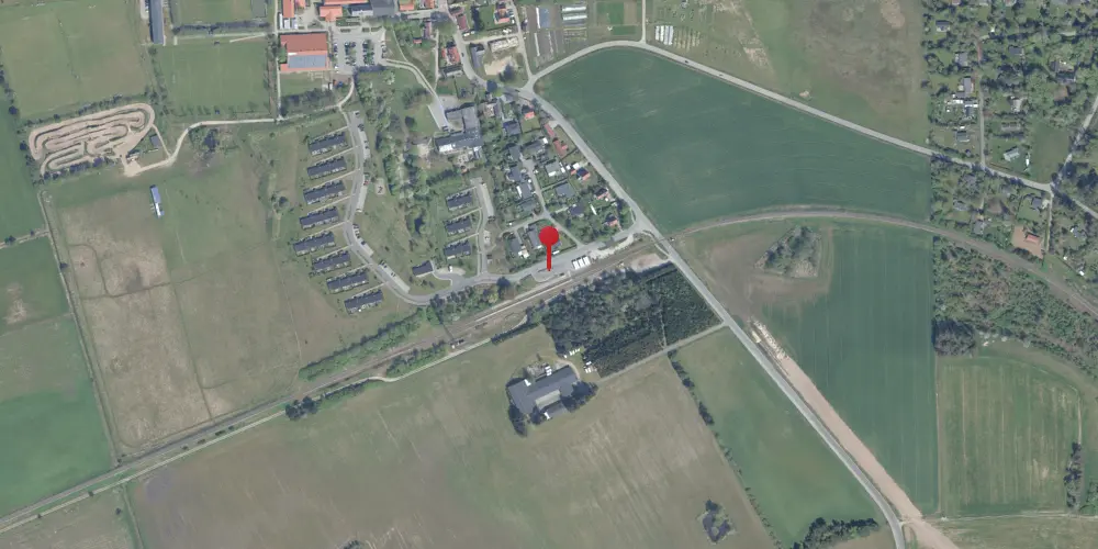 Historisk kort over Melby Station [1916-2020]