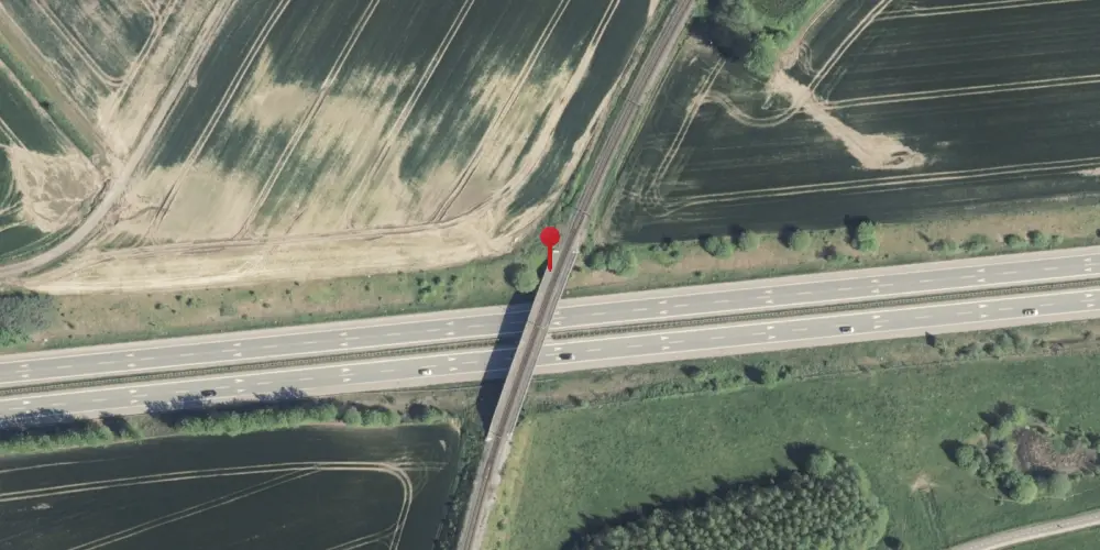 Historisk kort over Terp Trinbræt