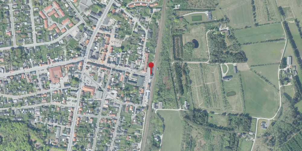 Historisk kort over Ulfborg Station [1875-1970]