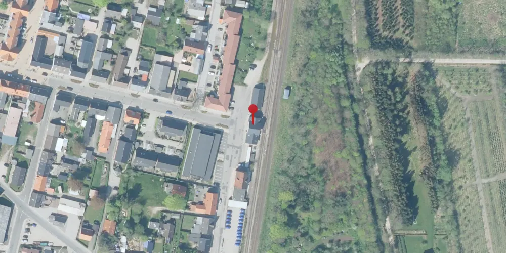 Historisk kort over Ulfborg Station [1875-1970]