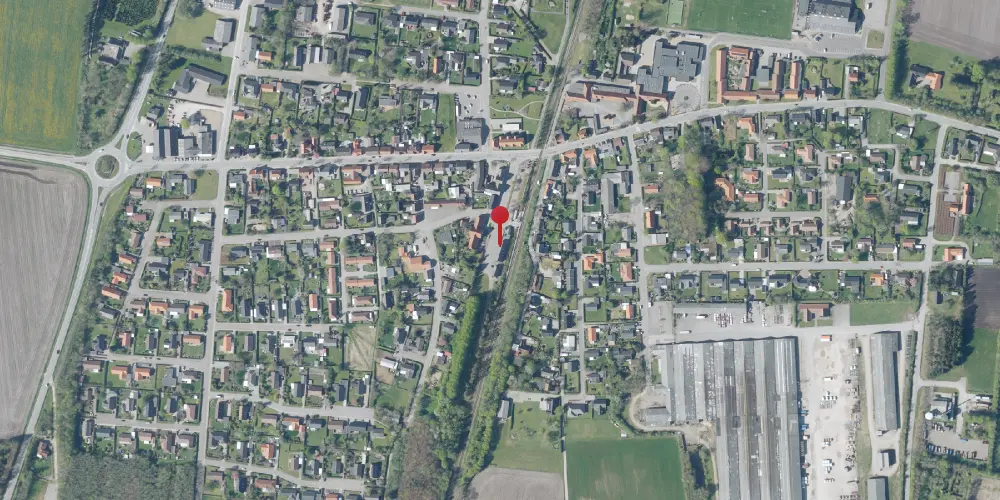 Historisk kort over Tim Station [1875-1970]