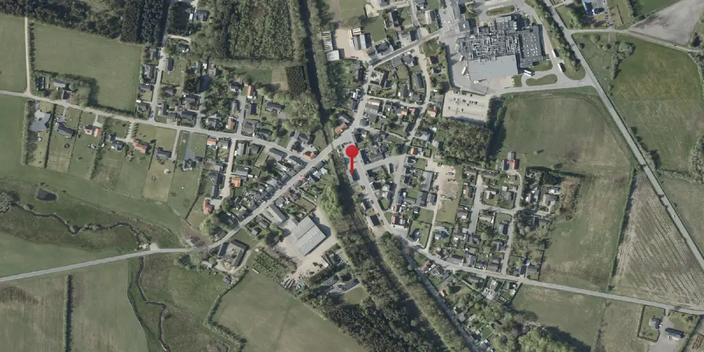 Historisk kort over Farre Station [1922-1969]