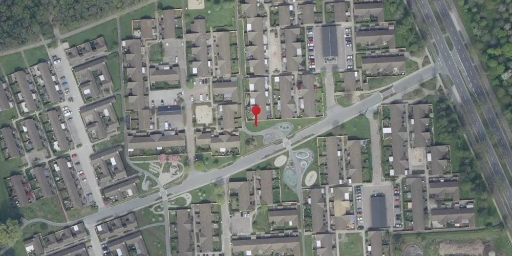 Historisk kort over Biskorup Trinbræt Historisk kort over Biskorup Trinbræt