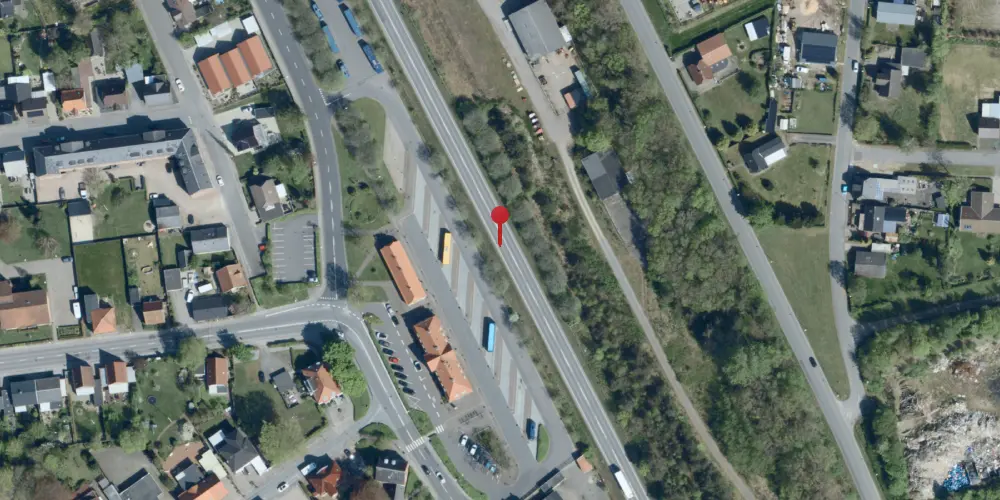 Historisk kort over Grindsted Station [1914-1916]