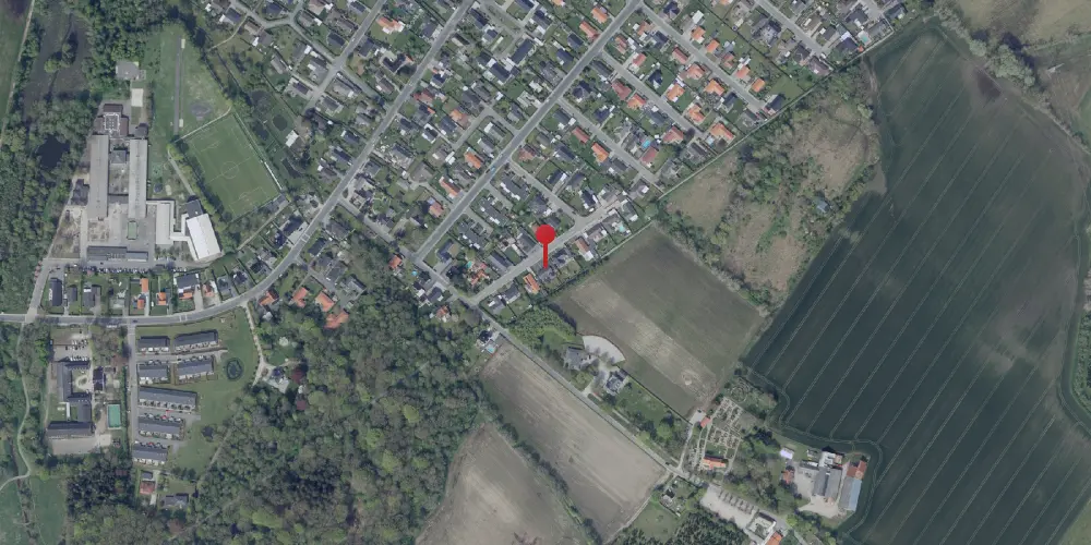 Historisk kort over Agedrup Station