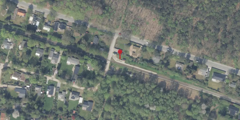 Historisk kort over Kildekrog Station uden sidespor [1959-1961]