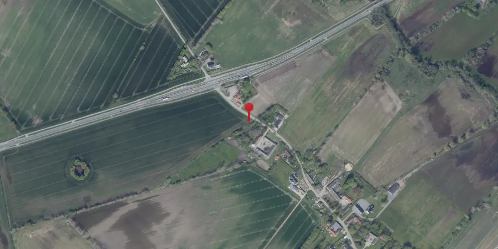 Historisk kort over Vester Kærby Trinbræt Historisk kort over Vester Kærby Trinbræt