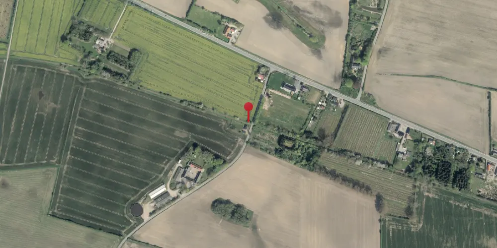 Historisk kort over Kærum Billetsalgssted [1913-1940]