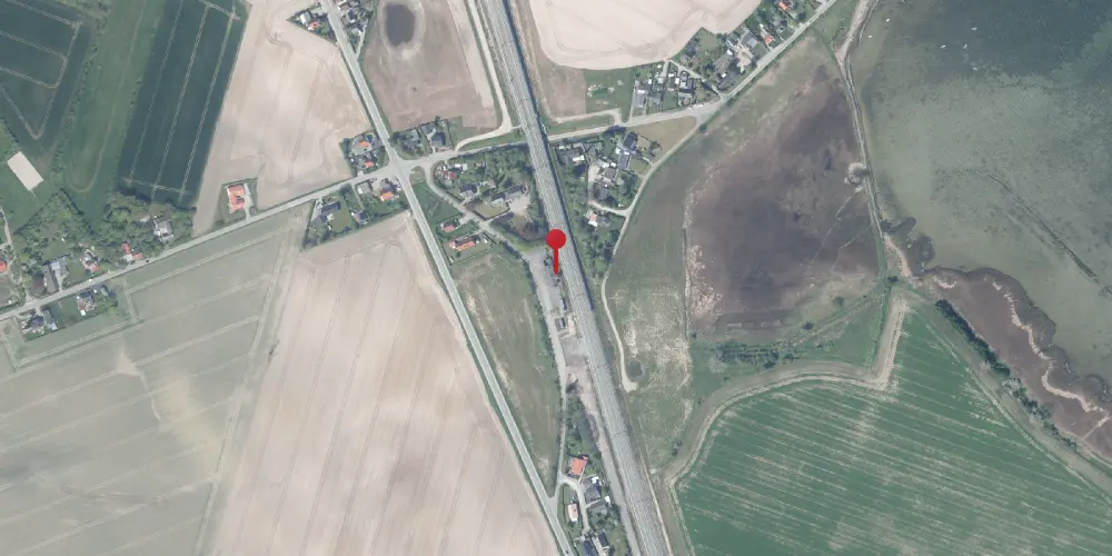 Historisk kort over Orehoved Station [1937-1970]