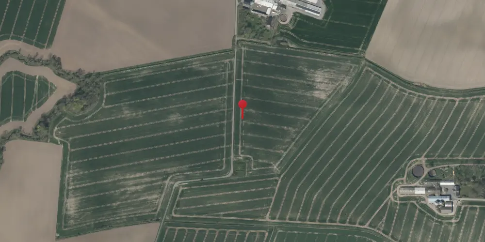 Historisk kort over Langemyregård Billetsalgssted med Sidespor [1900-1949]