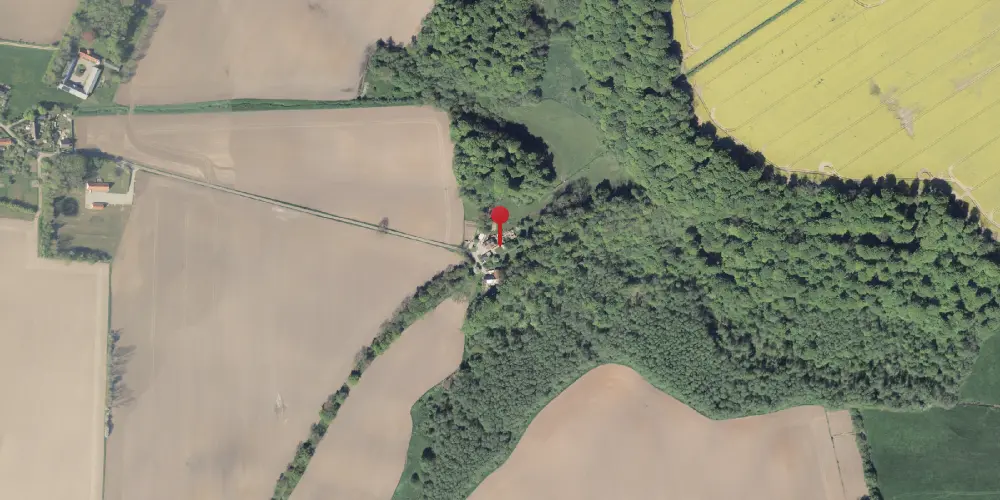 Historisk kort over Oldrup Holdeplads [1916-1922]