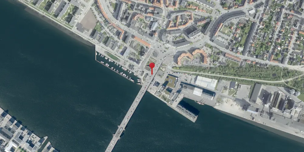 Historisk kort over Brogade (midlertidig) Trinbræt [1897-1899]