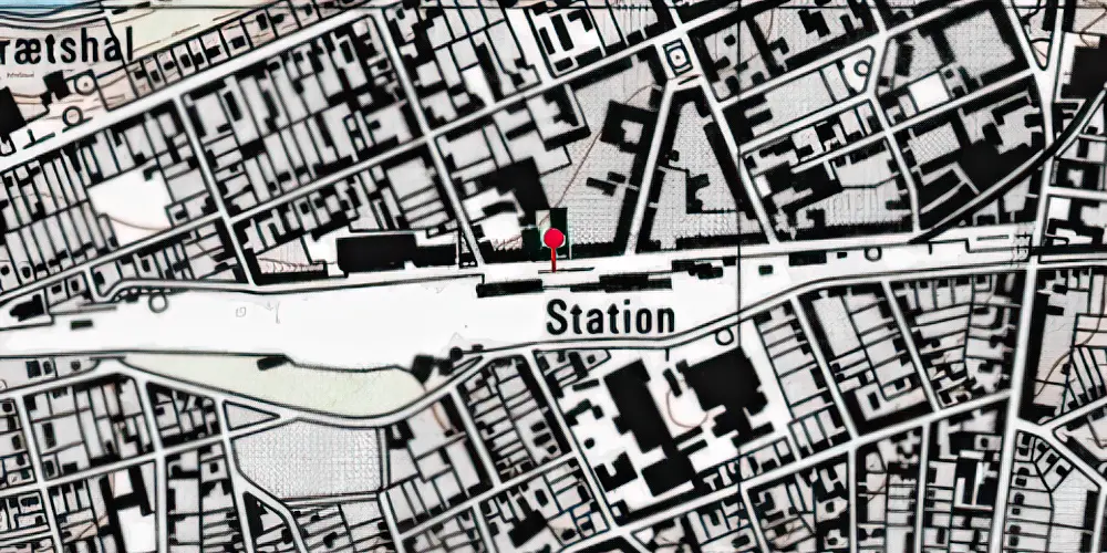Historisk kort over Silkeborg SKRJ Trinbræt Historisk kort over Silkeborg SKRJ Trinbræt