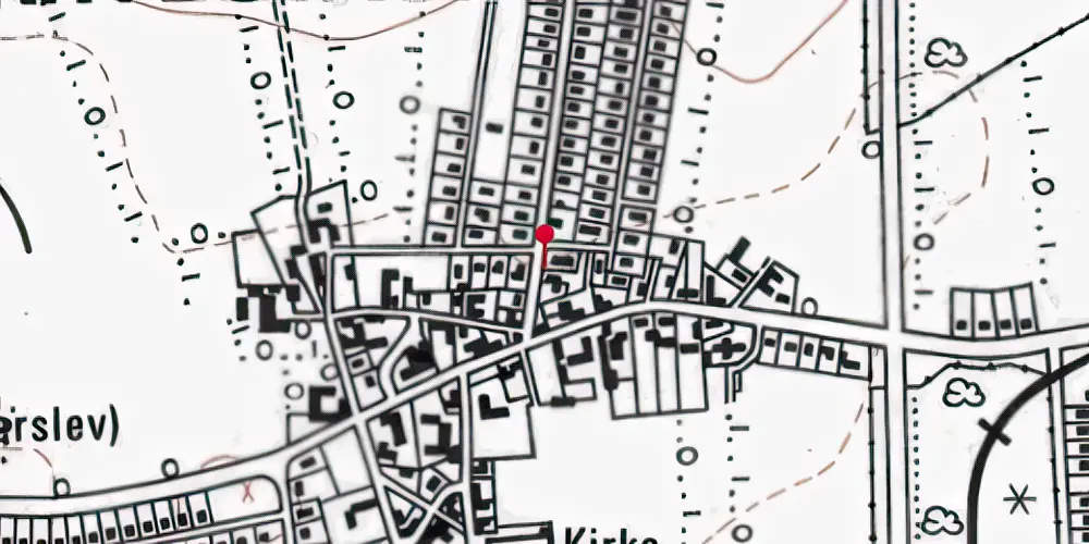 Historisk kort over Skrydstrup Billetsalgssted [1899-1908]