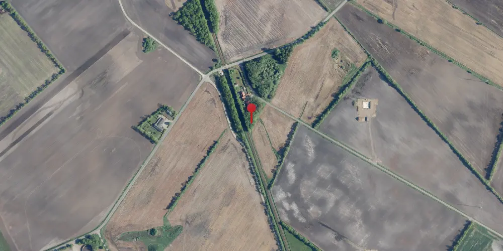 Historisk kort over Skodsbøl Billetsalgssted [1889-1929]