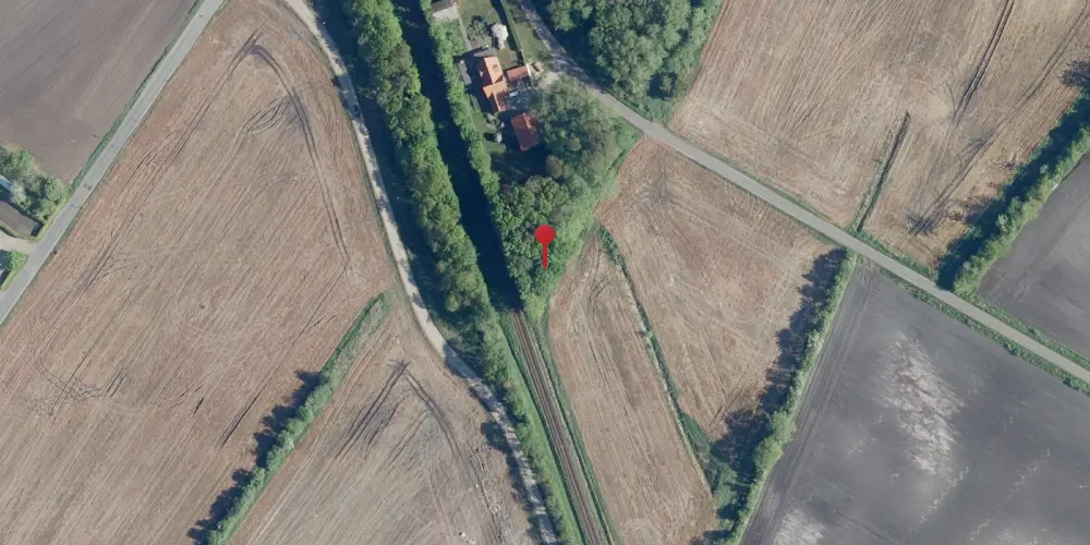 Historisk kort over Skodsbøl Billetsalgssted [1889-1929]