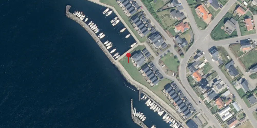 Historisk kort over Strib Færgestation Historisk kort over Strib Færgestation