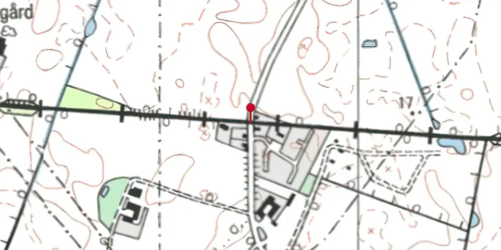 Historisk kort over Ladby Sjælland Trinbræt Historisk kort over Ladby Sjælland Trinbræt