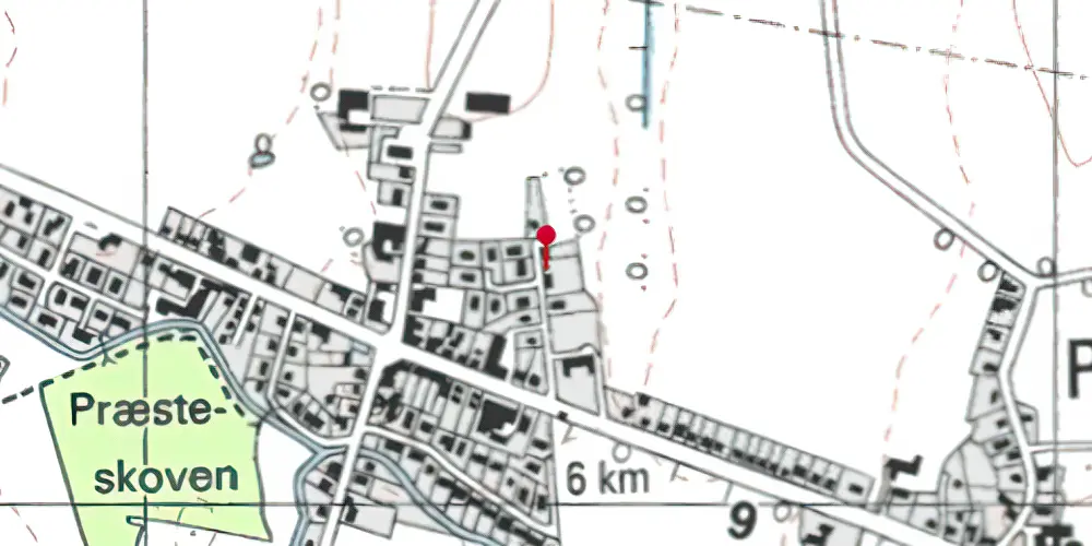 Historisk kort over Nørreballe Station