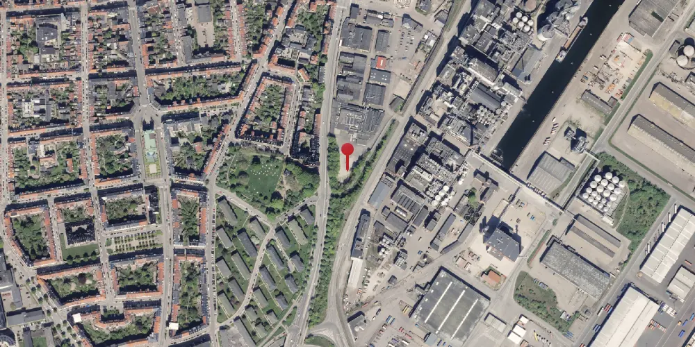 Historisk kort over Aarhus Landsudstillingen Station [1909-1909]