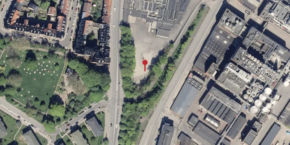 Historisk kort over Aarhus Landsudstillingen Station [1909-1909]